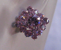 Square Crystal Earrings - econo - Ballroom Jewels