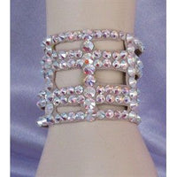 Ballroom Bracelet in a cutout pattern - 2 inches wide - Swarovski Bracelet - Ballroom Jewels