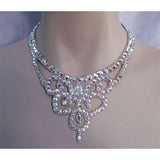 Ballroom Crystal Swirl Necklace - Swarovski Necklace - Ballroom Jewels - 2