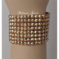 Ballroom Bracelet 1½ inch wide - gold