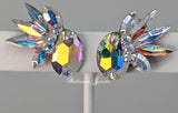 Ballroom Earrings Crystal Oval spray