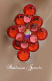 Ballroom Earrings multi crystal Hyacinth - Earrings - Ballroom Jewels