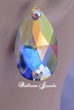 Swarovski Pear Ballroom Earrings - Earrings - Ballroom Jewels
