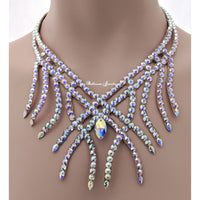 Ballroom Crystal Fringe Necklace