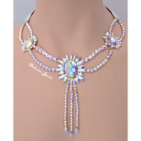 Ballroom Sunburst Crystal Necklace