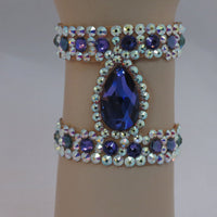 Ballroom Bracelet Heliotrope pear design - Swarovski Bracelet - Ballroom Jewels