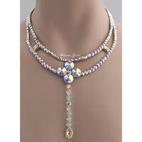 Ballroom necklace Crystal Bead Drop