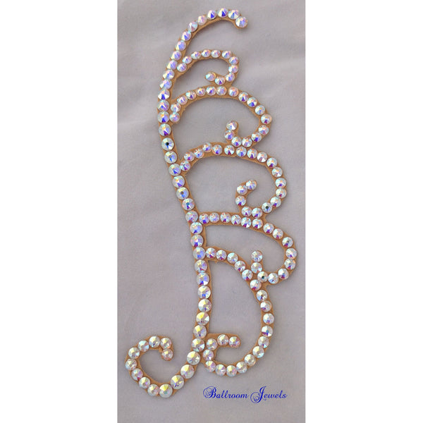 Swirl Swarovski Ballroom Hair Ornament - Hair Accessories - Ballroom Jewels