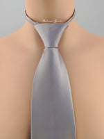 Men's  Silver Tie