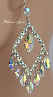 Navette Crystal dangle earrings