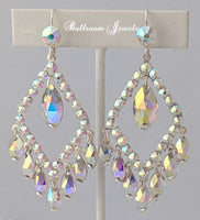 Navette Crystal dangle earrings