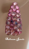 Swarovski Crystal large wide hoop earrings in many color choices - Earrings - Ballroom Jewels - 6