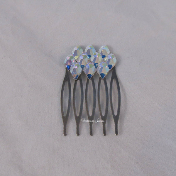 Swarovski Diamond Shaped crystal Comb - Hair Accessories - Ballroom Jewels