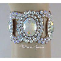 Ballroom Bracelet Swarovski Crystal Three ovals - Swarovski Bracelet - Ballroom Jewels - 1
