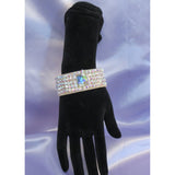 Ballroom Bangle Bracelet 1" wide with large crystals - Swarovski Bracelet - Ballroom Jewels - 2