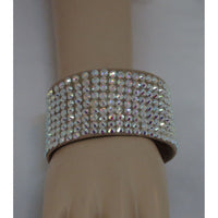 Ballroom Bangle Bracelet 2 inches wide - Swarovski Bracelet - Ballroom Jewels - 1