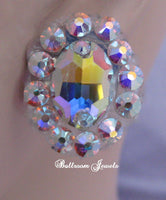 Crystal Oval Ballroom earrings - Earrings - Ballroom Jewels - 2
