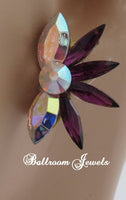 Small Spray Crystal Ballroom Color Earrings - Earrings - Ballroom Jewels - 3
