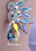 Pear Starburst Swarovski earrings - Earrings - Ballroom Jewels - 1